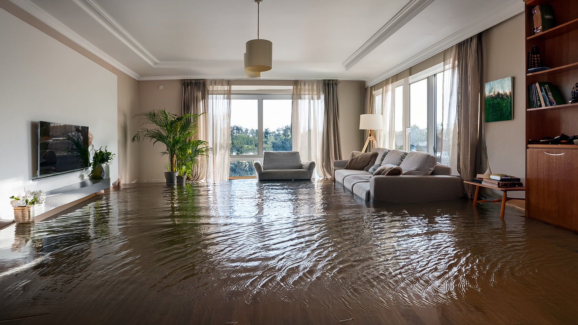 residential flooring flooding project in Chilliwack BC
